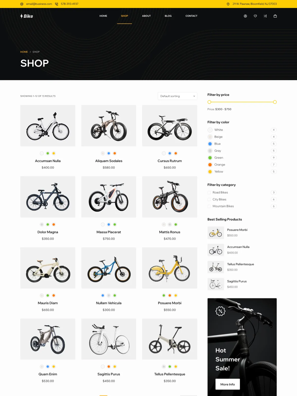 E-Bike — Каталог