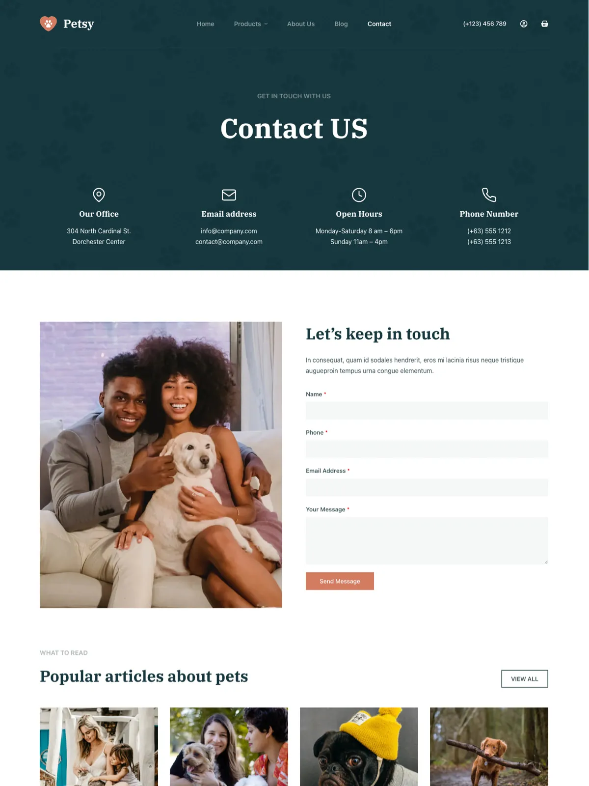 Petsy — Контакты