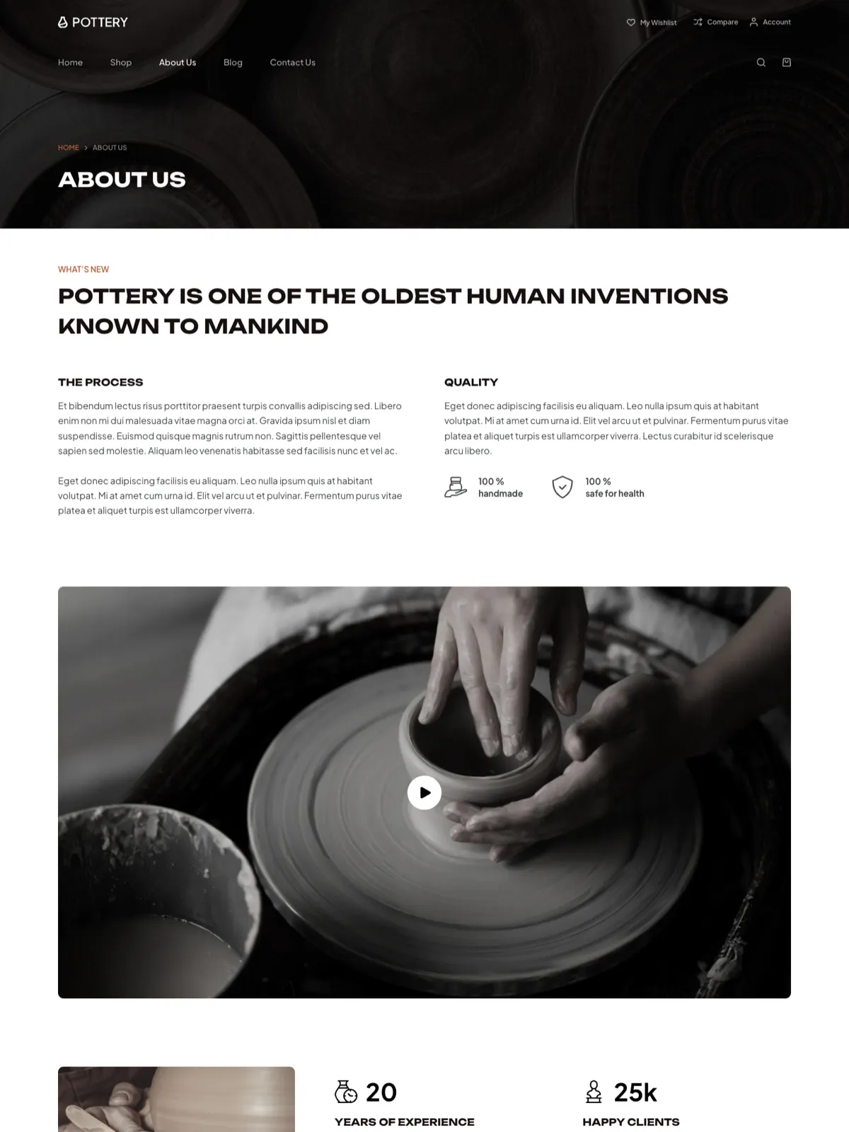 Pottery — О магазине