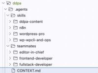 Пример работы ИИ агента в роли WP-разработчика