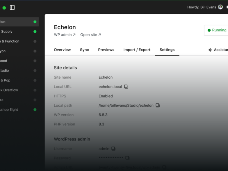 Разработка сайта с использованием AI-агентов, WordPress Studio и MCP адаптера
