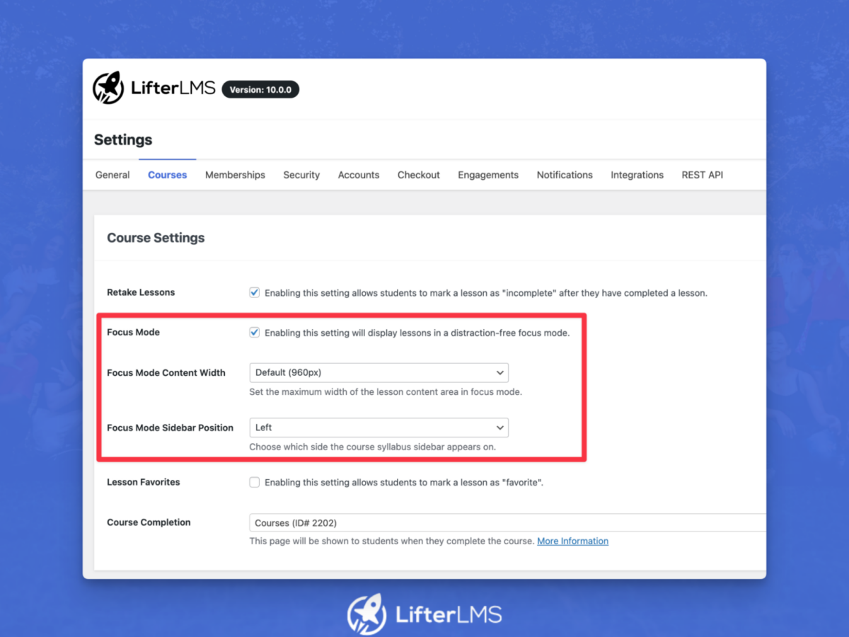 LifterLMS 10.0: обзор новых функций и изменений
